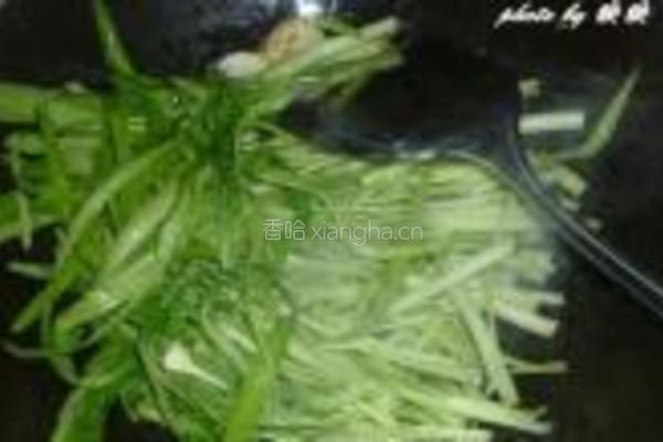 普宁豆酱炒空心菜的做法图解5