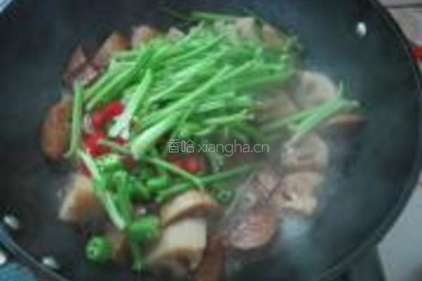 莲藕烧面筋的做法图解12