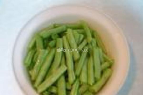 干煸四季豆的做法图解1
