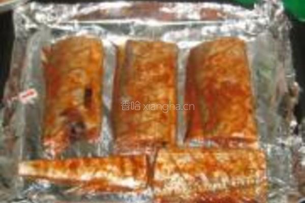 香烤带鱼段的做法图解4