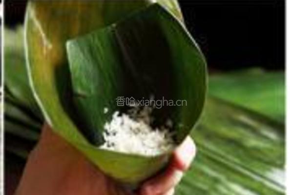 火龙果粽子的做法图解4