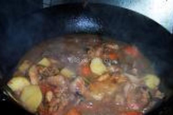 番茄鸡腿炖土豆的做法图解14