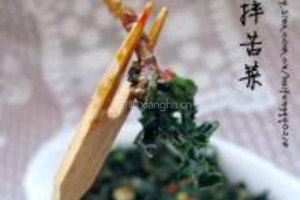 凉拌苦菜的做法图解8
