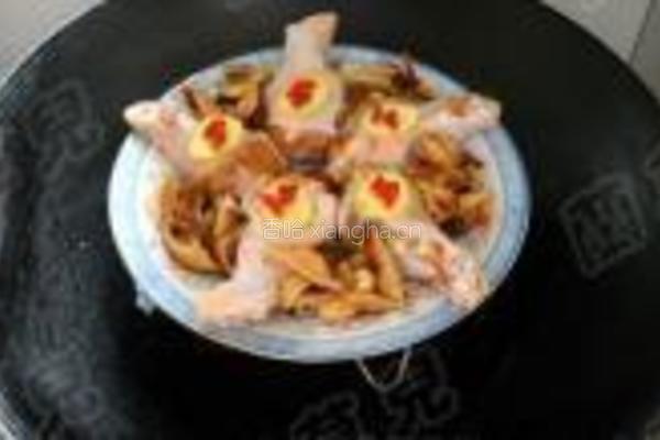 香菇蒸鸡腿的做法图解9