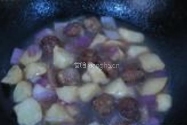 土豆烧肉丸的做法图解6