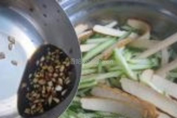 黄瓜拌香干的做法图解6