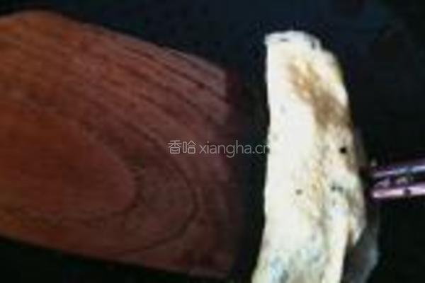 荠菜蛋卷的做法图解9