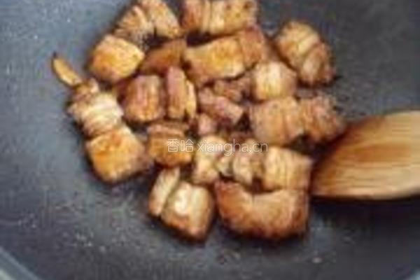 红烧肉炖蘑菇的做法图解4