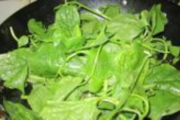 小炒爽滑腾菜的做法图解3
