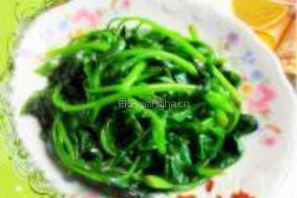 小炒爽滑腾菜的做法图解5