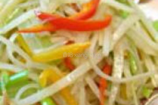 清炒甜椒土豆丝的做法图解5