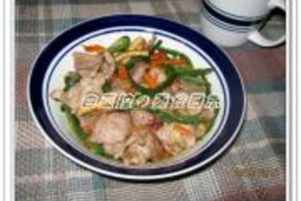 双色陈皮炒肉片的做法图解16