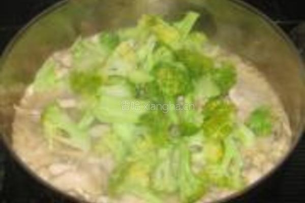 西兰花炒蛏子肉的做法图解6