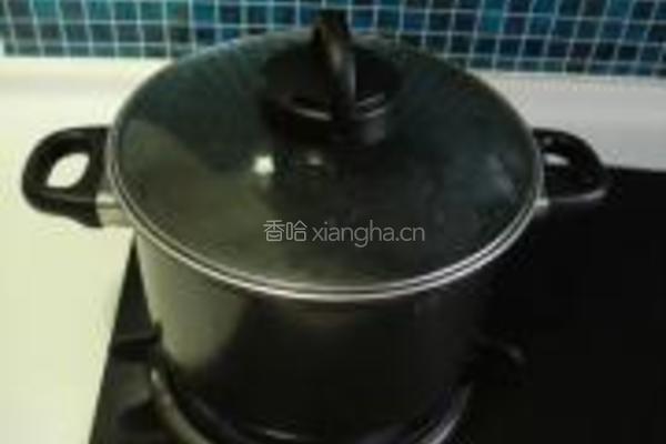 紫米燕麦粥的做法图解3