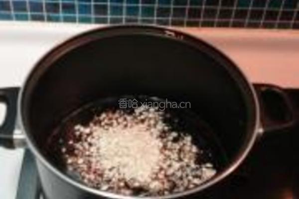紫米燕麦粥的做法图解4