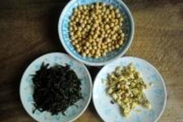 茉莉绿茶豆浆的做法图解1