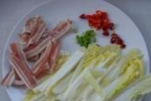 干锅娃娃菜的做法图解1
