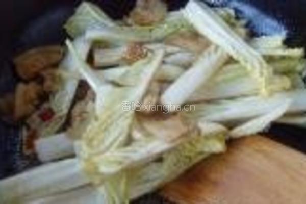 干锅娃娃菜的做法图解5