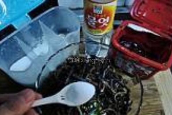 韩式拌蕨菜的做法图解5