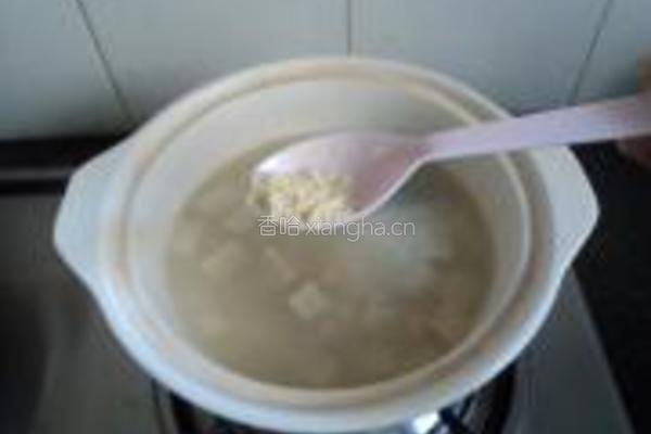 鳌花鱼豆腐粥的做法图解6