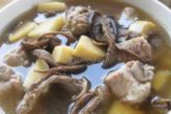 茶树菇冬笋排骨汤的做法图解10