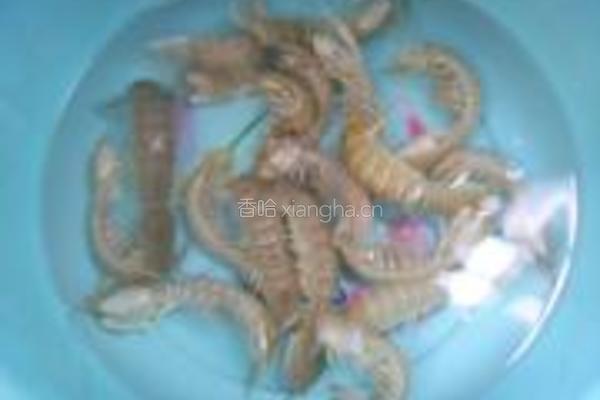 清蒸皮皮虾的做法图解1