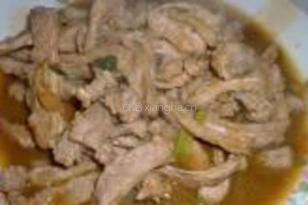糖醋肉丝豆芽的做法图解5
