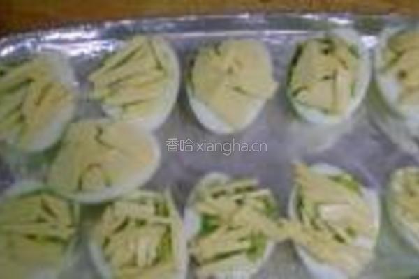 蒜香芝士焗蛋的做法图解9