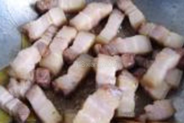 百叶结烧肉的做法图解6