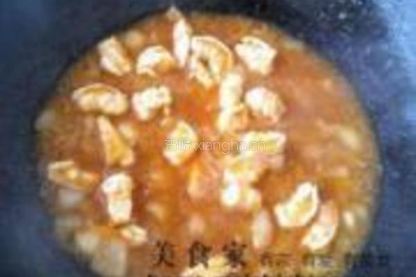 菠萝桃花虾的做法图解6