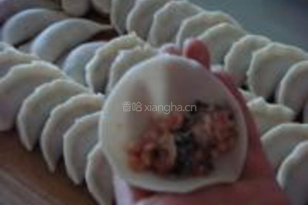 紫菜虾皮肉饺的做法图解6
