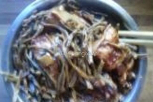 干豆角蒸肉的做法图解3