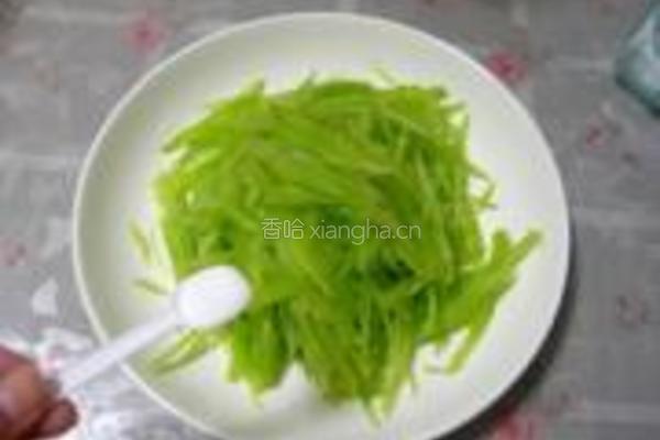 芥末笋丝的做法图解6