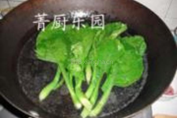 白灼芥兰的做法图解5