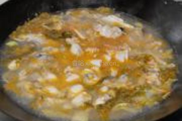 酸菜海鲜锅的做法图解5