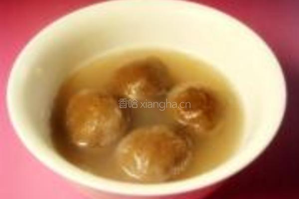 巧克力豆沙汤圆的做法图解11