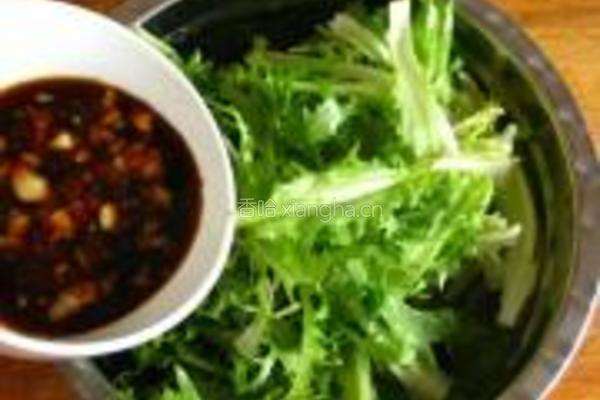 凉拌苦菊的做法图解3