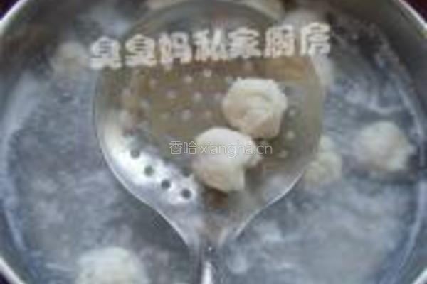三色鱼丸的做法图解4