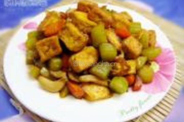 彩蔬烩豆腐的做法图解11