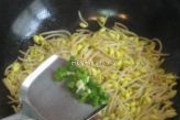 素炒辣味黄豆芽的做法图解6