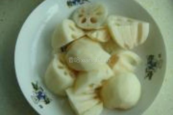 红腰豆莲藕猪骨汤的做法图解3