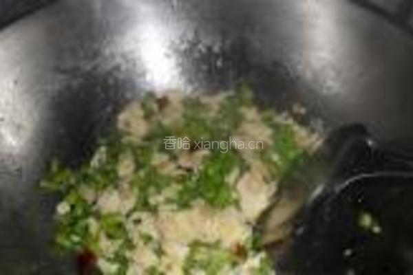 豇豆炒鸡蛋的做法图解8