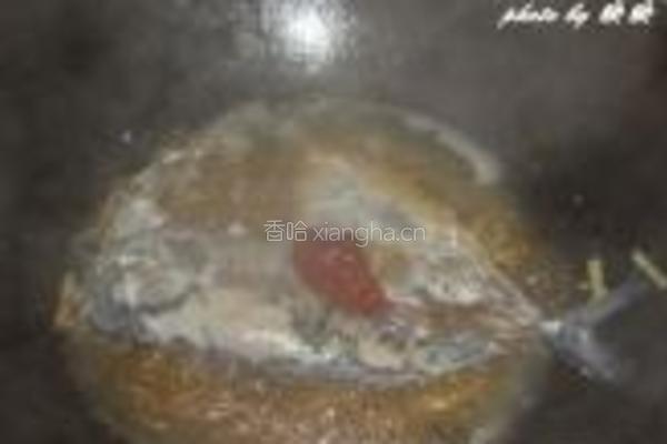 酱烧鲳鱼的做法图解6