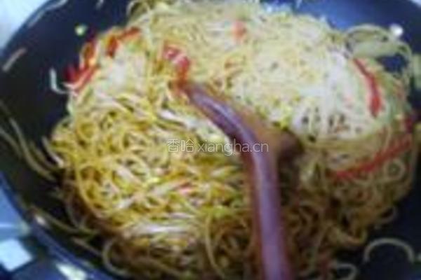 牛肉炒米粉的做法图解12