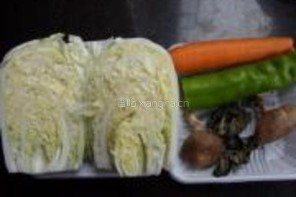 木耳娃娃菜的做法图解1