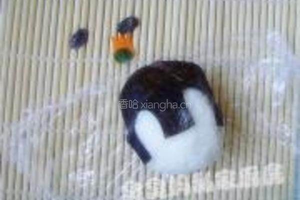 可爱饭团企鹅豆豆的做法图解4