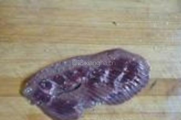木耳炒猪腰的做法图解4