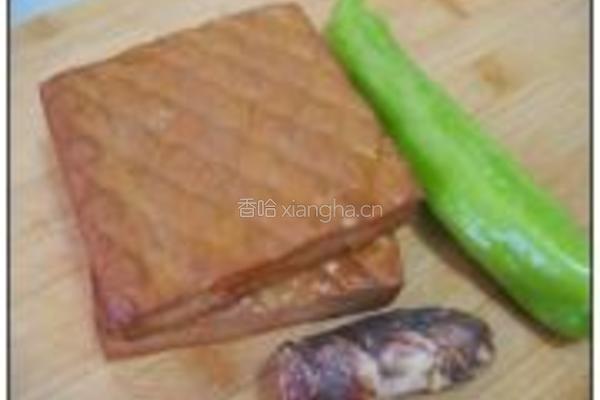 家常豆腐干的做法图解1