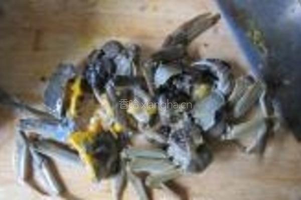 咸蛋毛蟹炒年糕的做法图解6