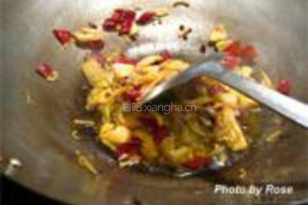 辣白菜芦笋炒鸡胗的做法图解6